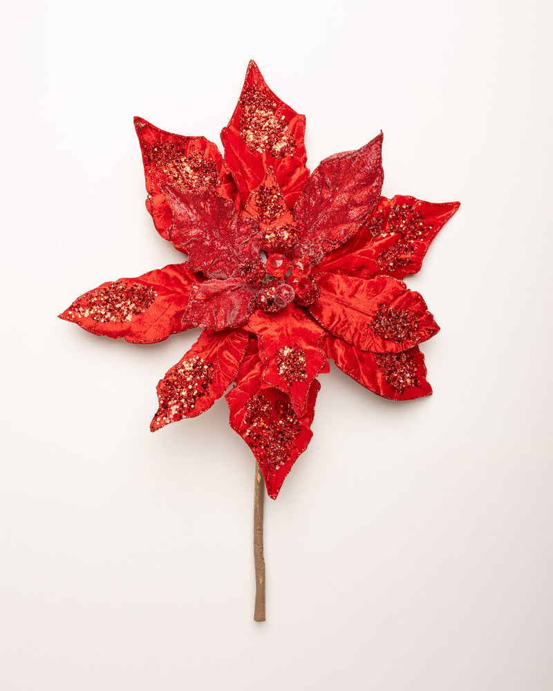 20" Giant Poinsettia Stem