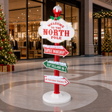 3 FT LED North Pole Sign