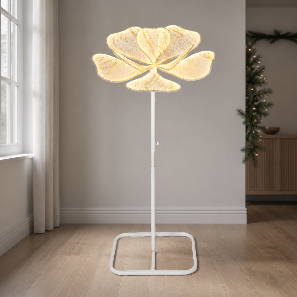 5 FT Warm White LED Flower