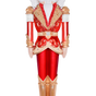 6 FT Metallic Red & Gold Nutcracker