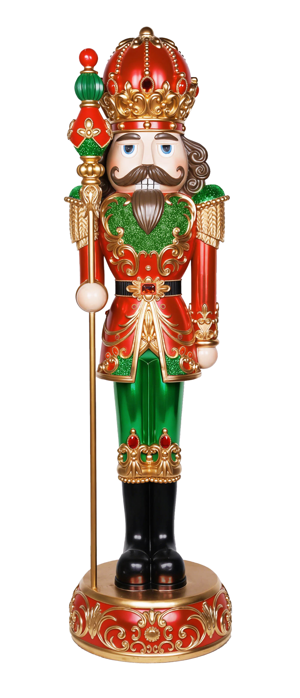 6 FT Red & Green Nutcracker