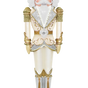 6 FT Gray & Gold Nutcracker