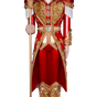 8 FT Metallic Red & Gold Nutcracker