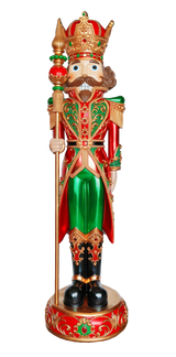 8 FT Red & Green Nutcracker