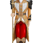 8 FT Red, Gold & Black Nutcracker