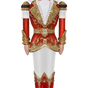 6 FT Red, Black & White Nutcracker