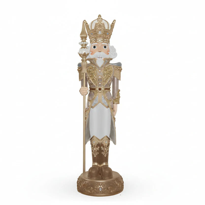 8 FT Gold & Tan Nutcracker