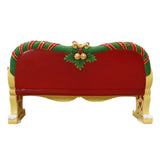 7 FT X 4 FT Santa Bench With Bow
