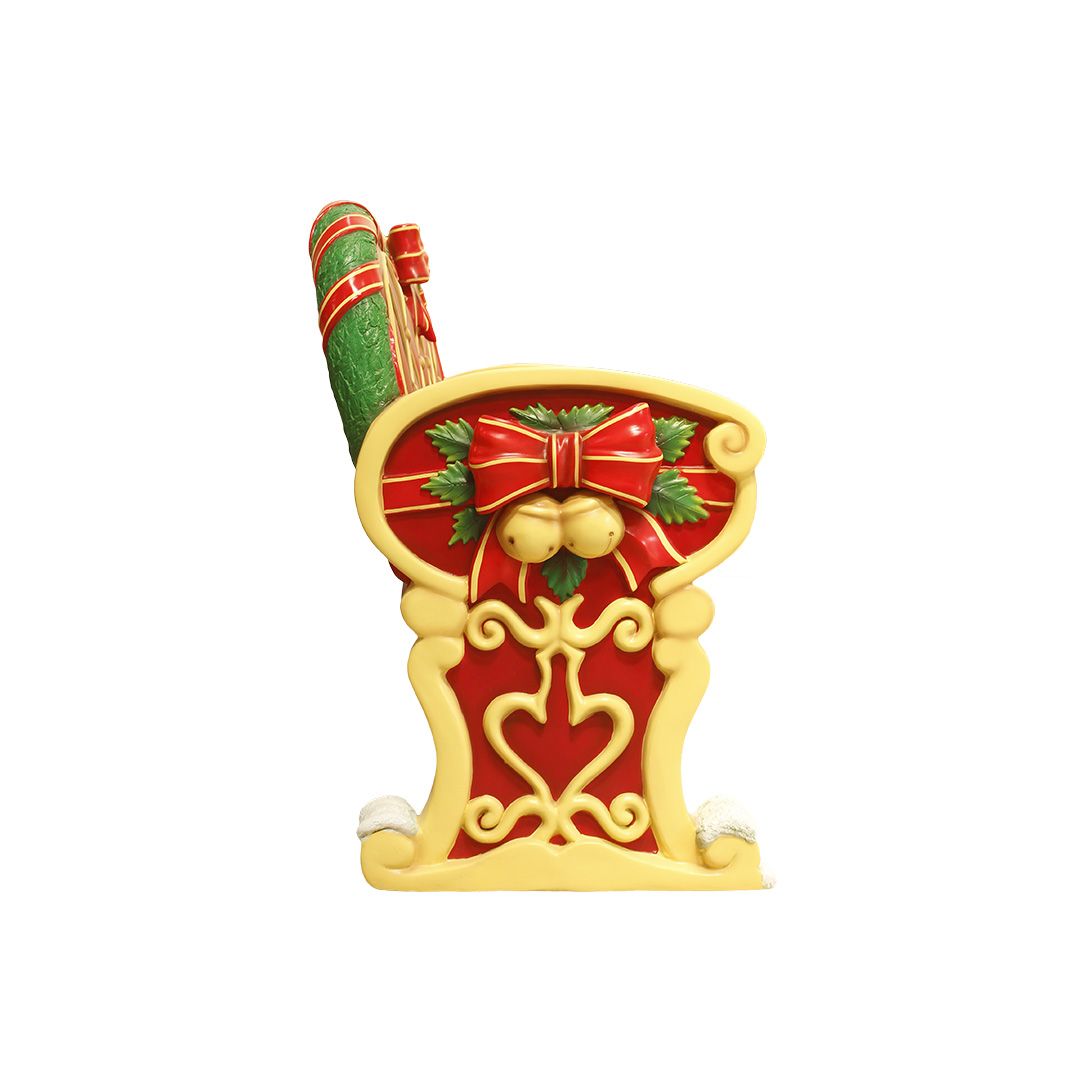 7 FT X 4 FT Santa Bench With Bow