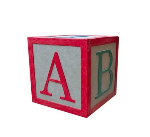 20" X 20" Blue Letter Blocks