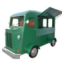 9' X 5' X 6' Green Food Truck Display