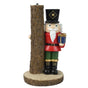 12" Nutcracker on Trunk Tree Base