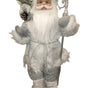 24" White Coat Standing Santa