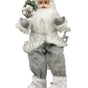 24" White Coat Sitting Santa