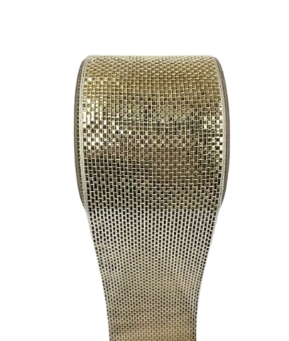 4" X 25YD Champagne Mesh