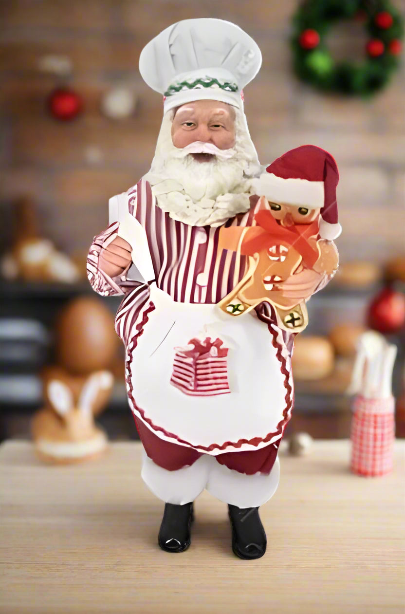 2 FT Red & White Santa With Bear