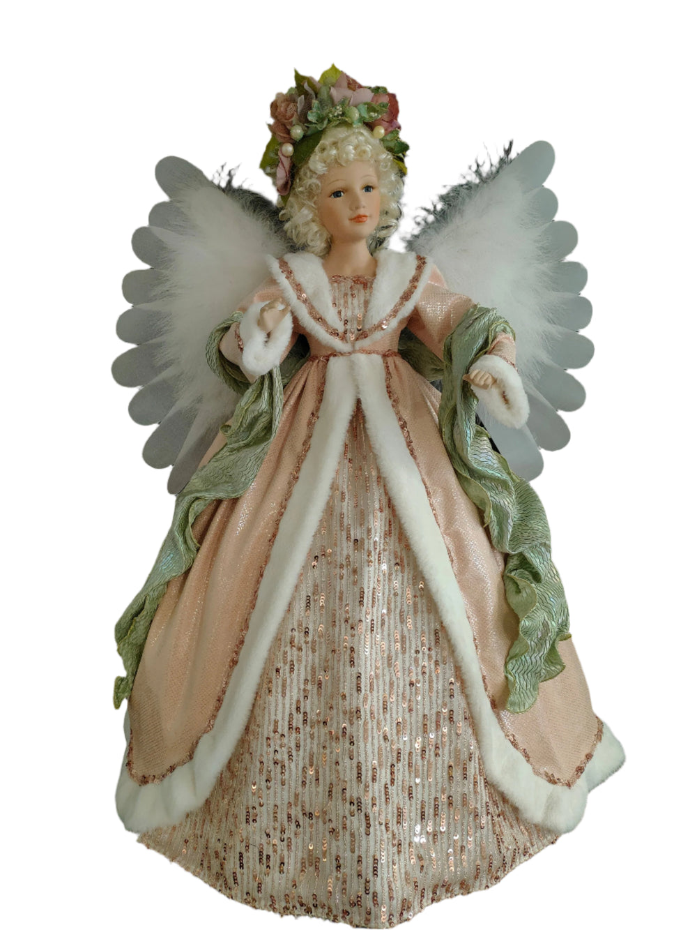 32" Pink Animated Musical Angel Tree Topper