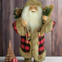 24" Plaid Santa Claus