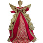 16" Red & Gold Fairy Tree Topper