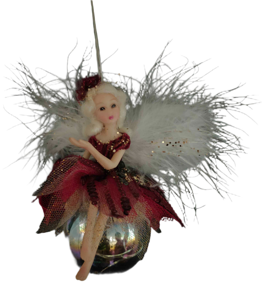 6" Fairy Ball Lighted Ornament