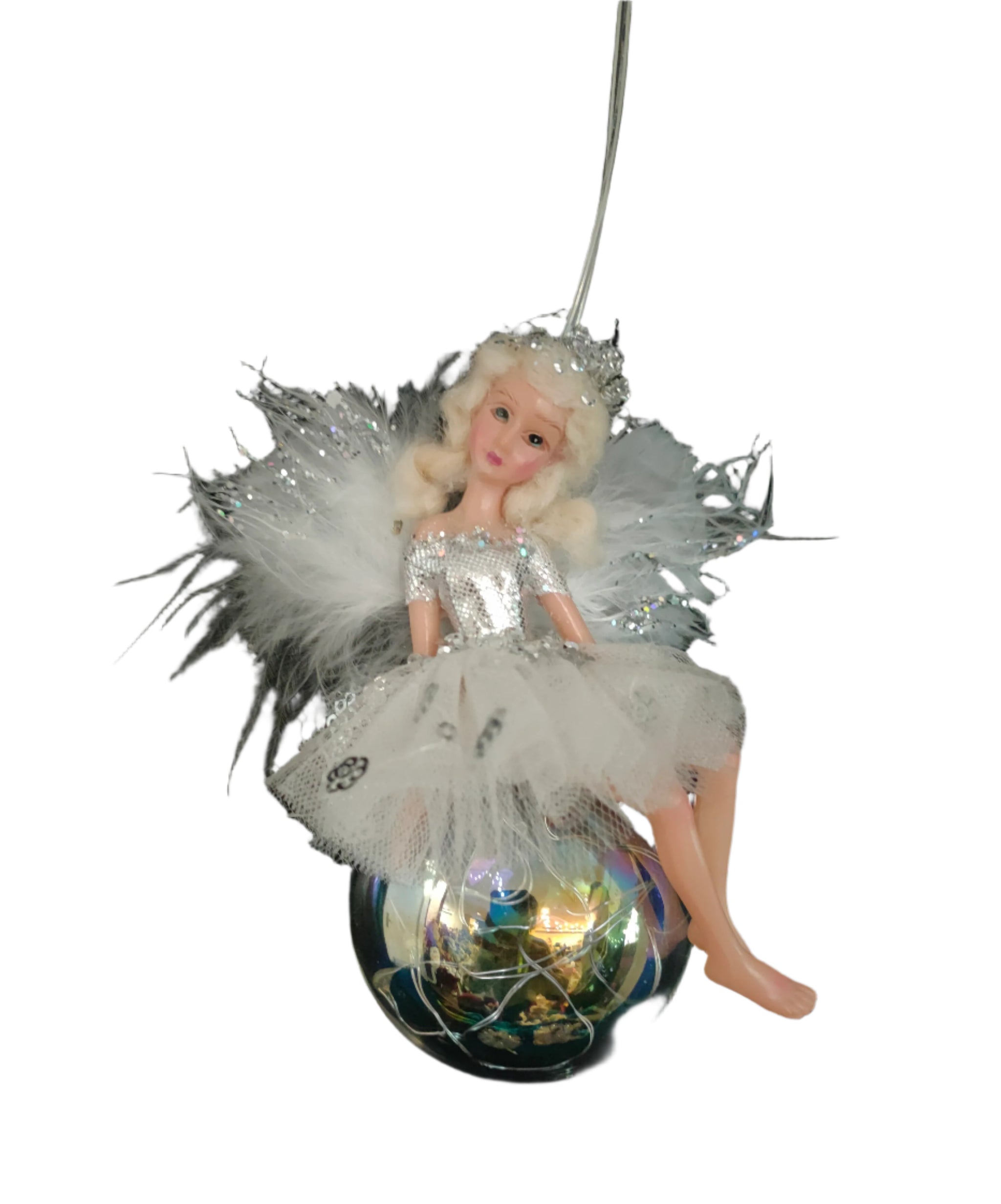 6" Fairy Ball Lighted Ornament