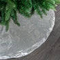 48" Silver Sequin Tree Skirt