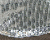 48" Silver Sequin Tree Skirt