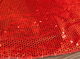 48" Red Sequin Tree Skirt