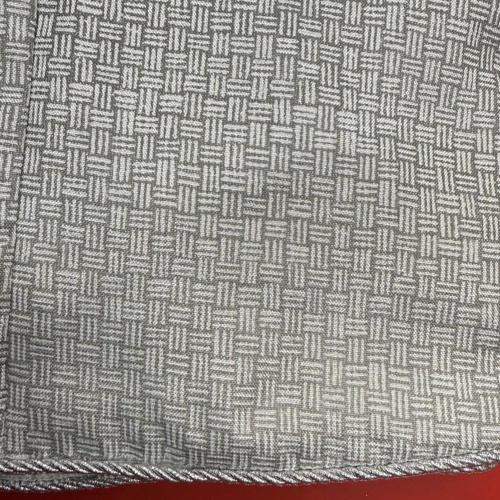 60" Silver Glitter Tree Skirt