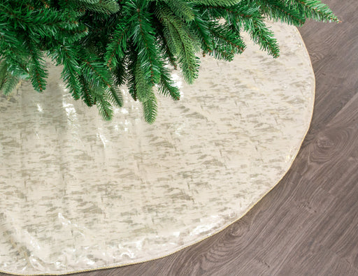 60" Celline Metallic Tree Skirt