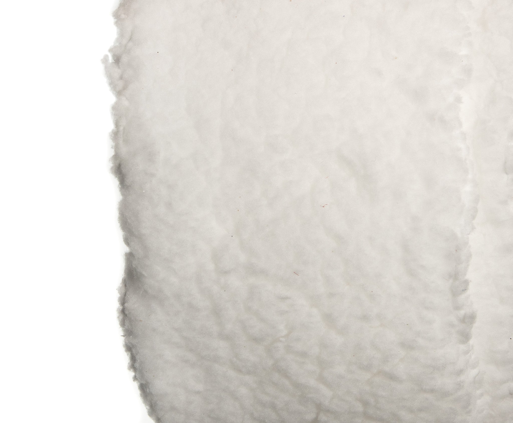 4" X 10YD White Plush Ribbon