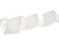 4" X 10YD White Plush Ribbon