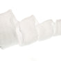 4" X 10YD White Plush Ribbon