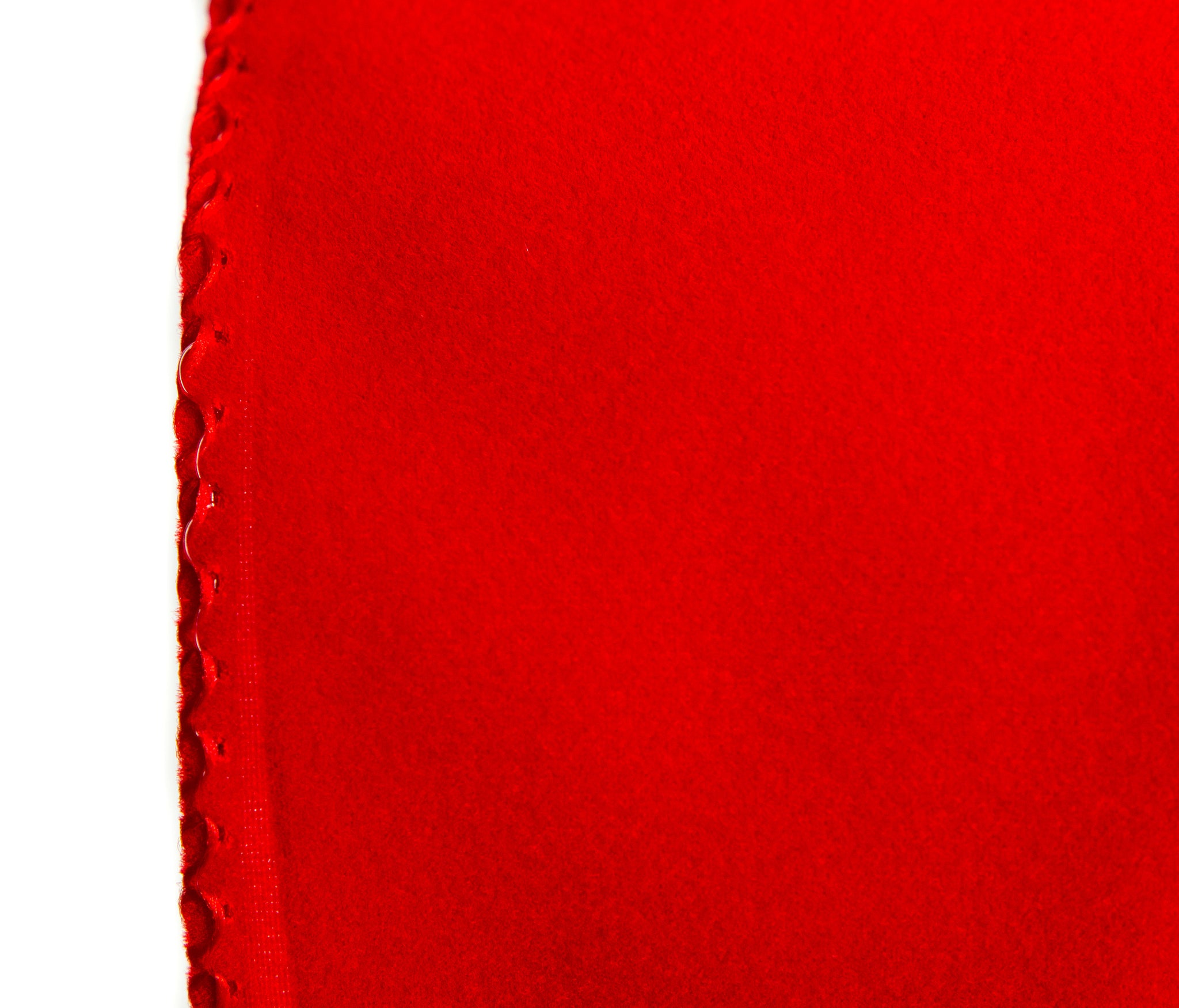 4" X 10YD Red Velvet Ribbon