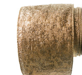 4" X 10YD Gold Mesh Ribbon