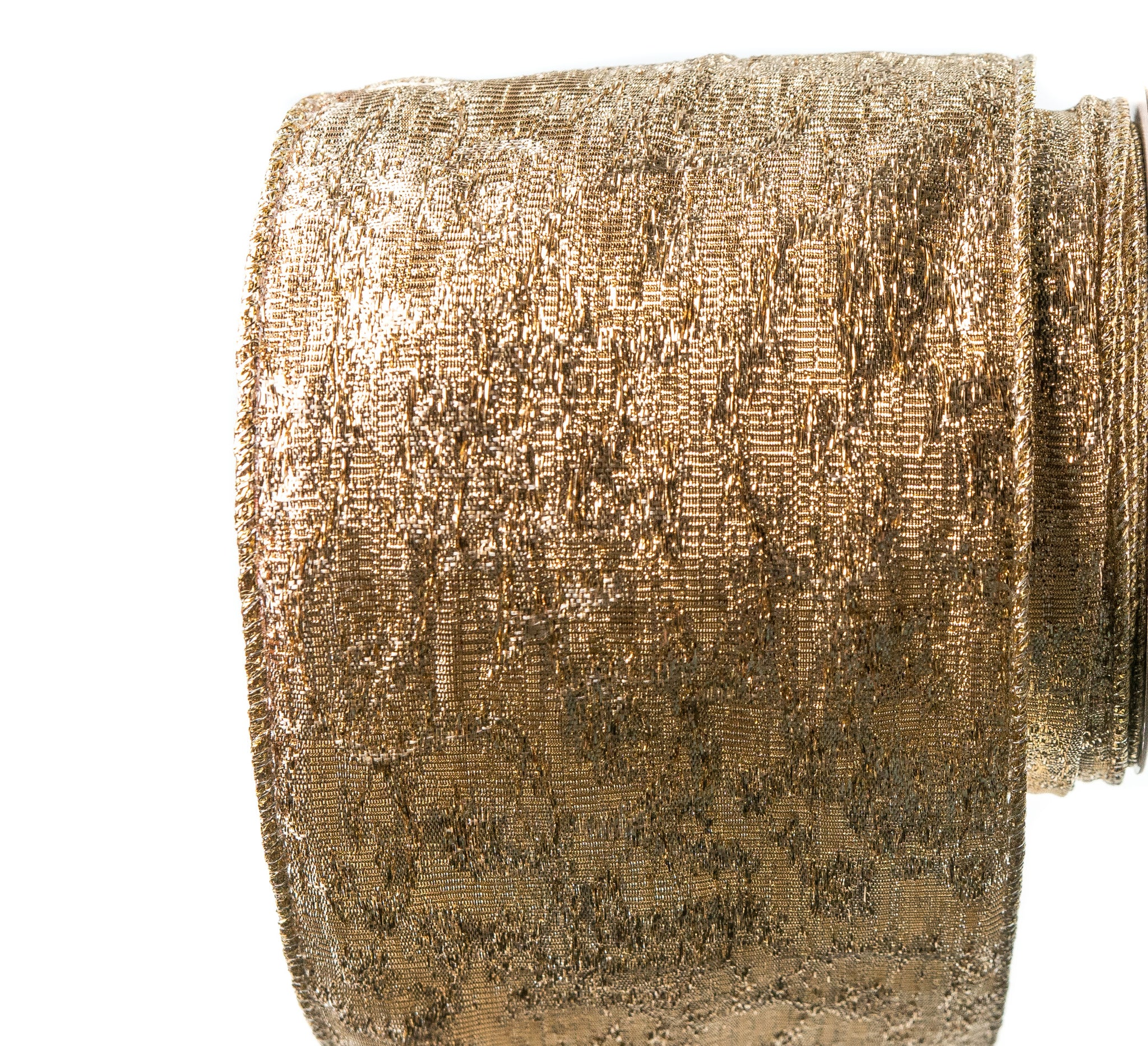 4" X 10YD Gold Mesh Ribbon