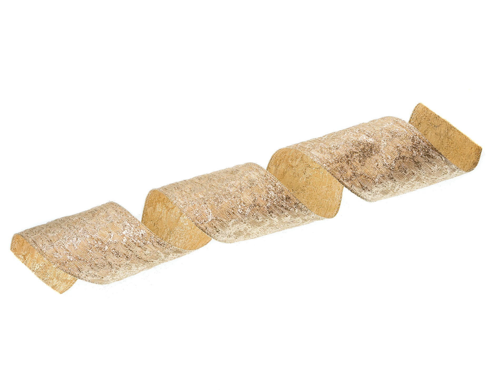 4" X 10YD Gold Mesh Ribbon