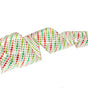 2.5" X 10YD White With Dots Ribbon