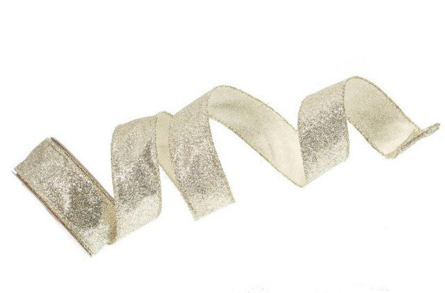 1.5" X 10YD Gold & Silver Ribbon