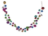 6 FT X 7" Shiny Multicolor Ball Garland