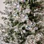 4 FT Clear Irisdecent Ball Garland