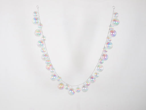 6 FT Iridescent Ball Garland