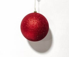 5" Glitter Ball Ornament