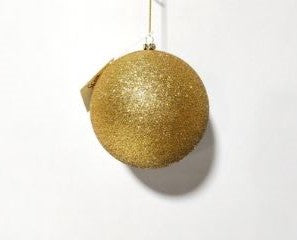 5" Glitter Ball Ornament