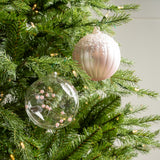5" Pink Pearl Glass Ornament Assorted