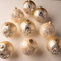 5" Ivory Jewel Ball Assorted Ornament