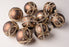 5" Brown Jeweled Ball Ornament