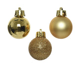 1" Shatterproof Shiny & Matte Assorted Ornament