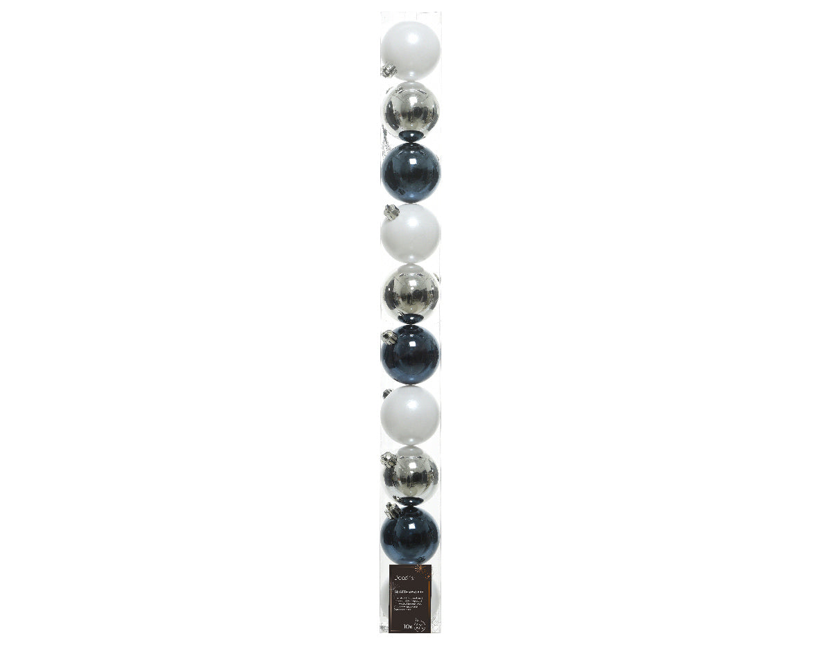 2" Shiny & Matte Ball Ornament