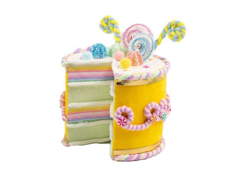 9" Yellow Pastel Candy Cake